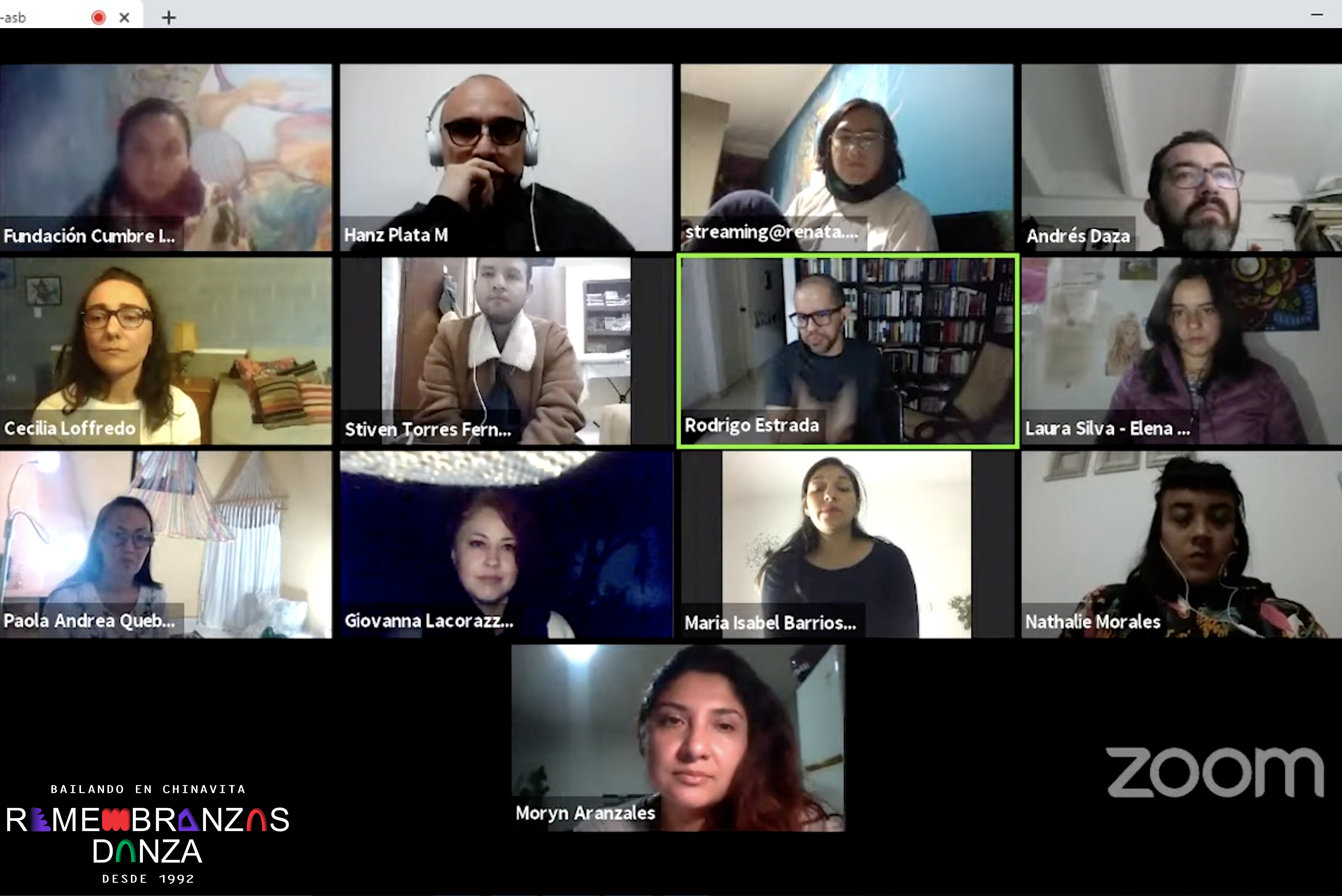 Remembranzas Danza: Escritura en Movimiento