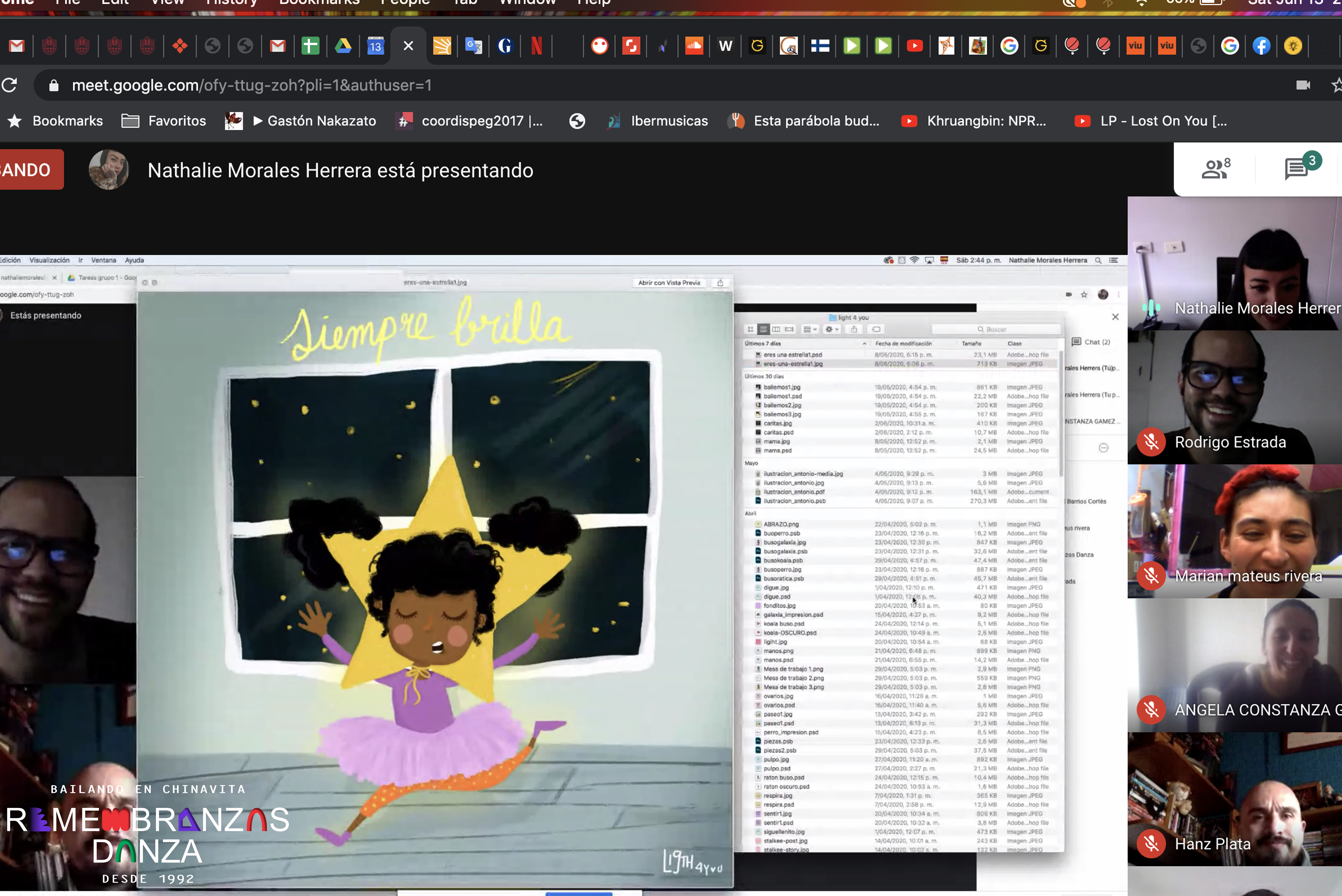 Remembranzas Danza: Escritura en Movimiento